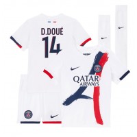 Paris Saint-Germain Desire Doue #14 Replica Away Minikit 2024-25 Short Sleeve (+ pants)